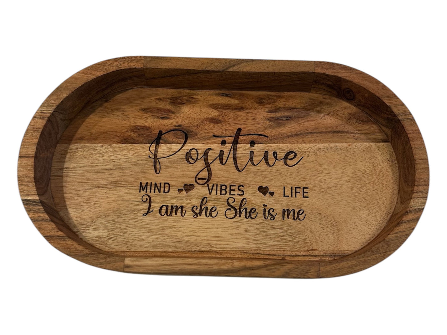 I am she Engraved Tray