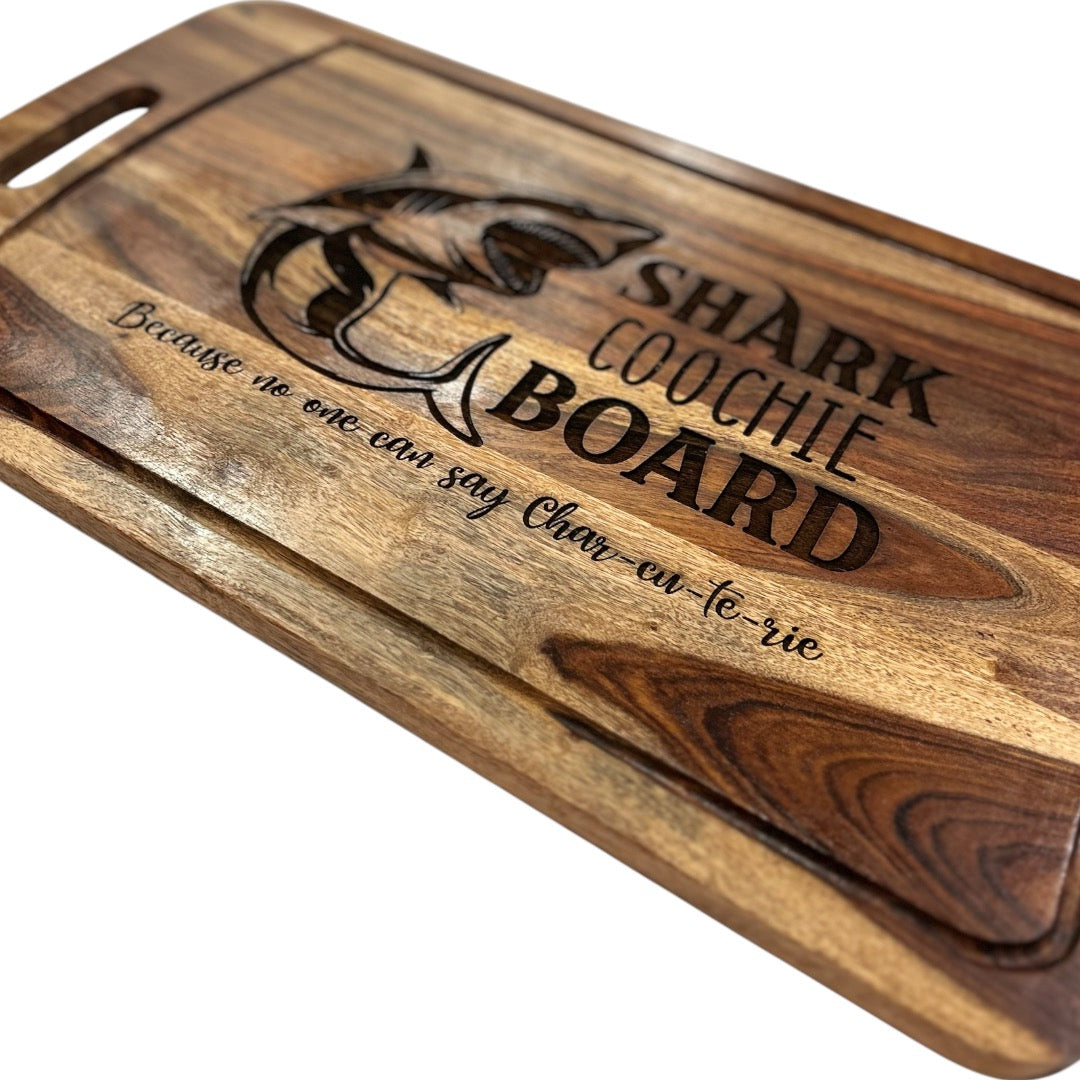 Large Shark Coochie Charcuterie Board