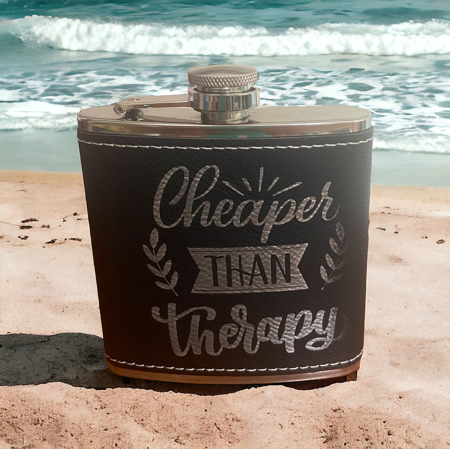 Engraved Flask