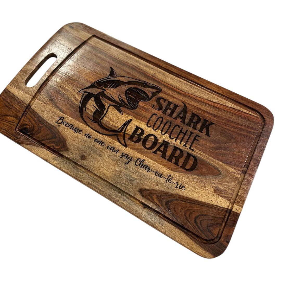 Large Shark Coochie Charcuterie Board