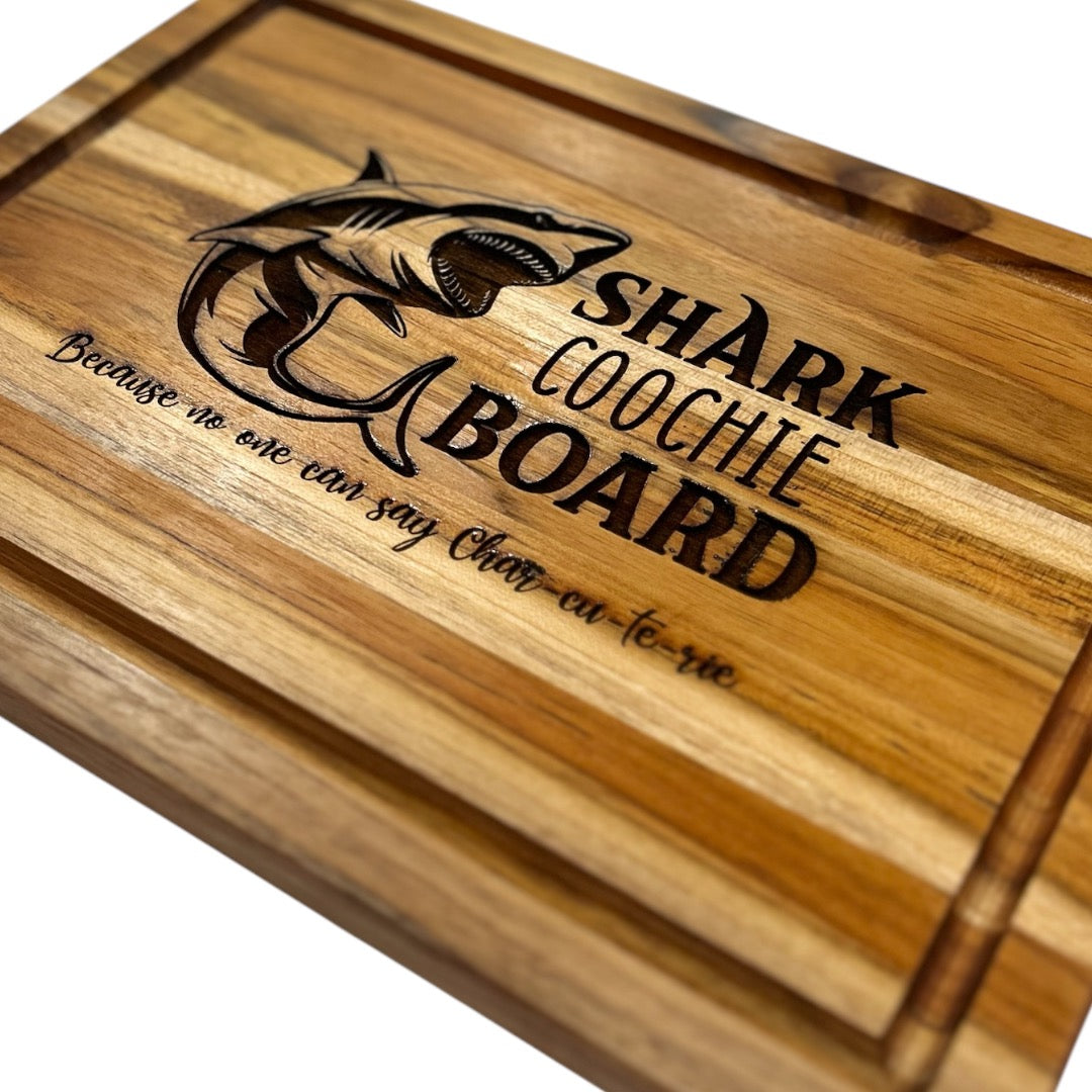 Large Shark Coochie Charcuterie Board