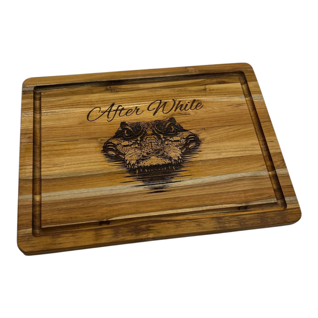 After While Cricofile Serving Board