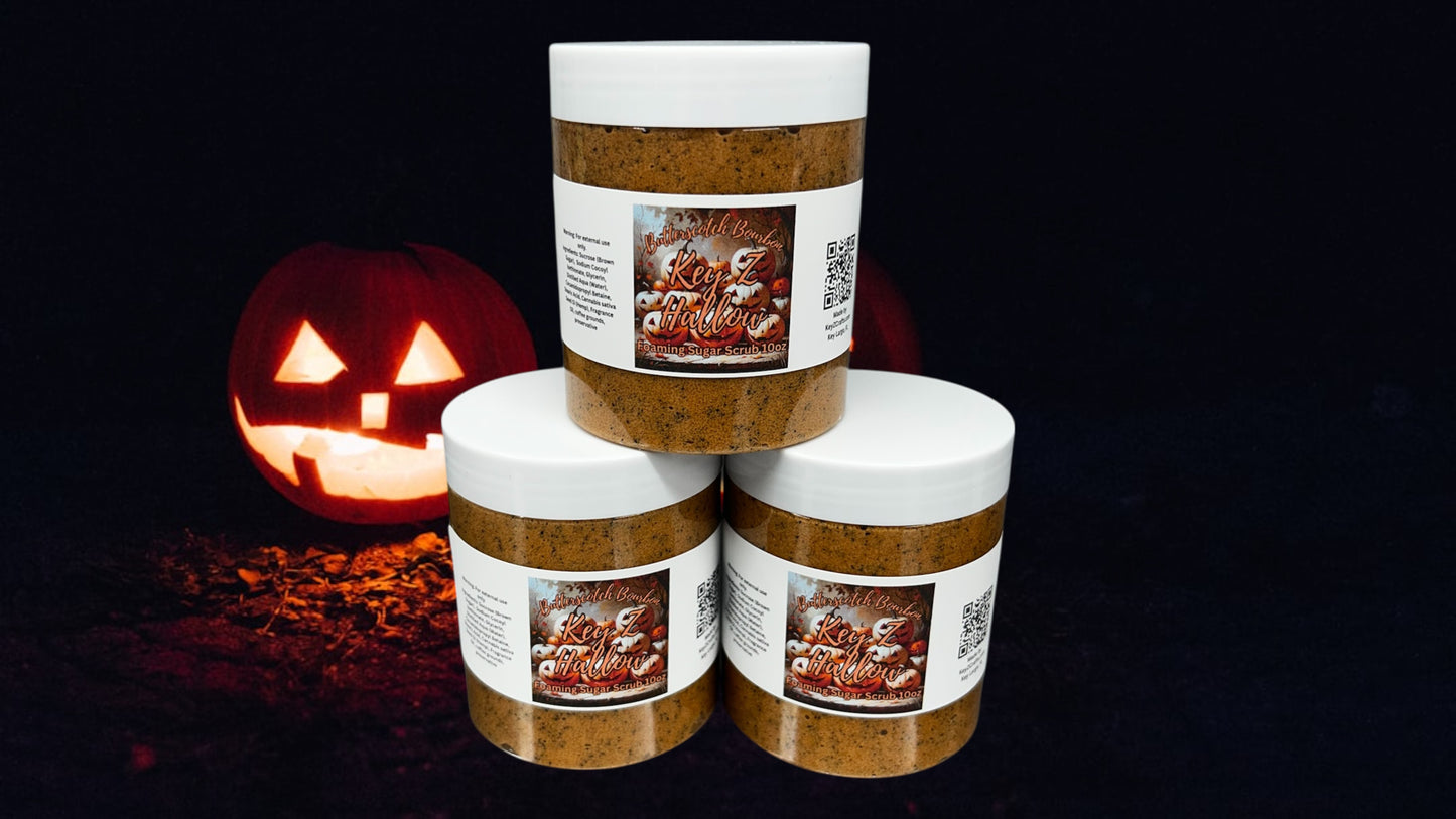 Key Z Hallow Foaming Sugar Scrub 8 oz