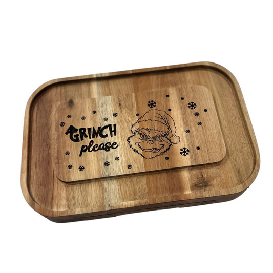 Grinch Please Charcuterie Gift Set
