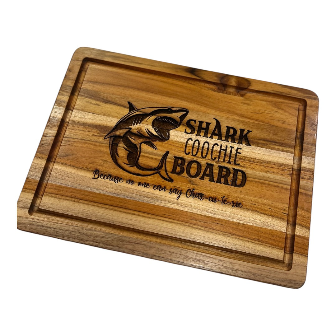 Large Shark Coochie Charcuterie Board