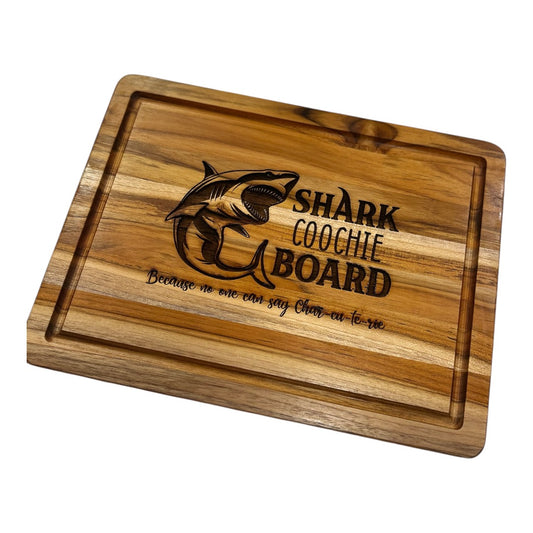 Large Shark Coochie Charcuterie Board
