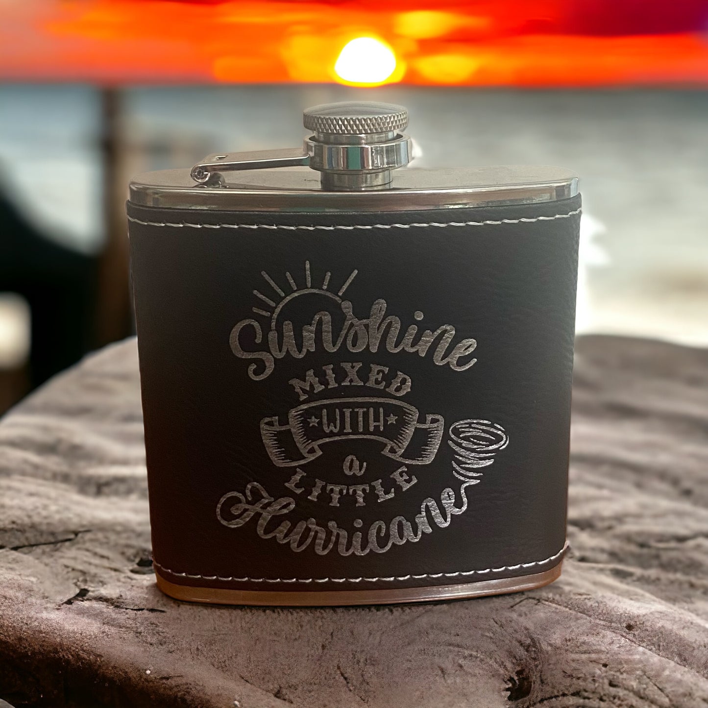 Engraved Flask