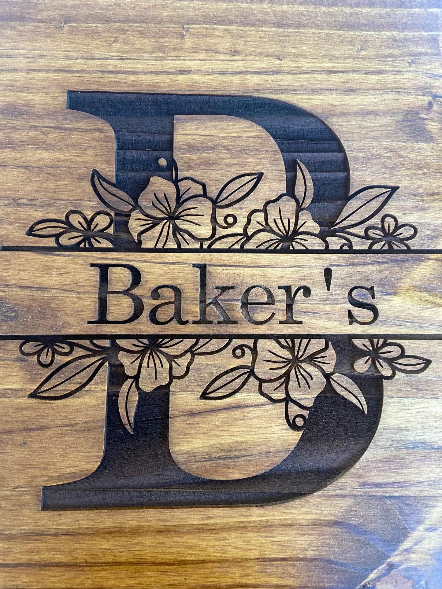 Personalized Monogram Indoor/Outdoor Table