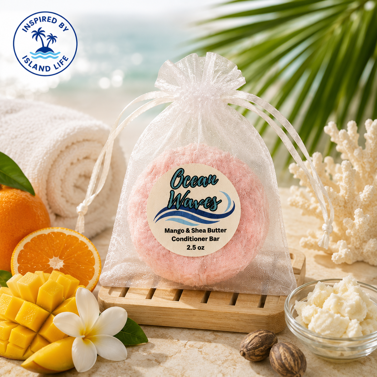 Ocean Waves Conditioner Bar – DL Panthenol (2.5 oz)