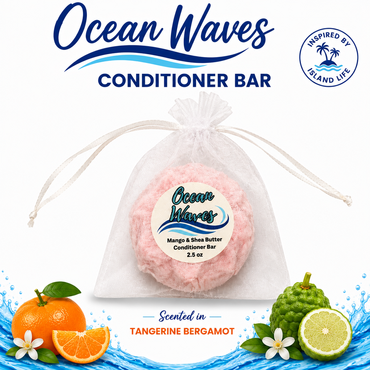 Ocean Waves Conditioner Bar – DL Panthenol (2.5 oz)
