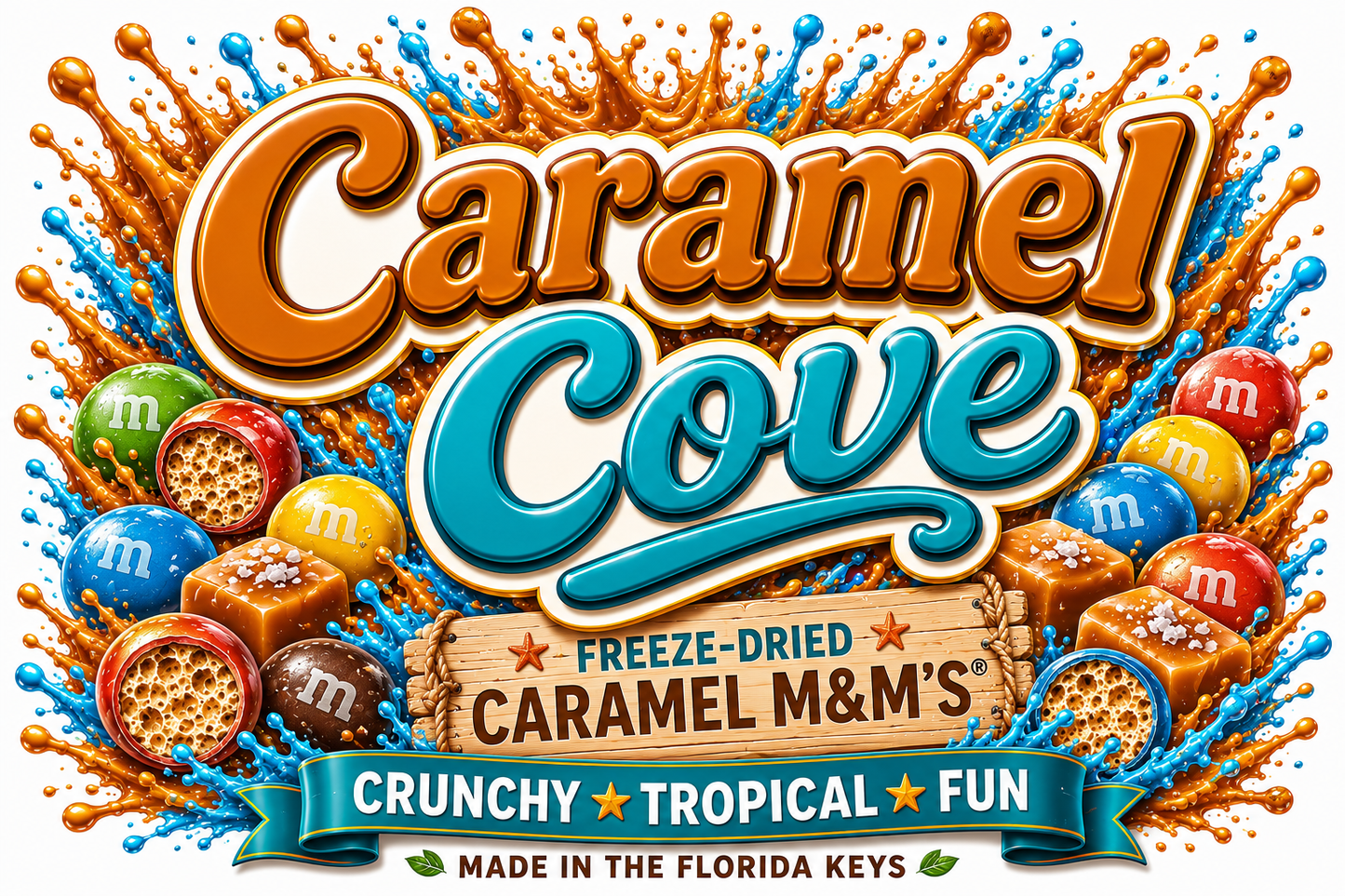 Caramel Cove- Freeze Dried Caramel M&Ms