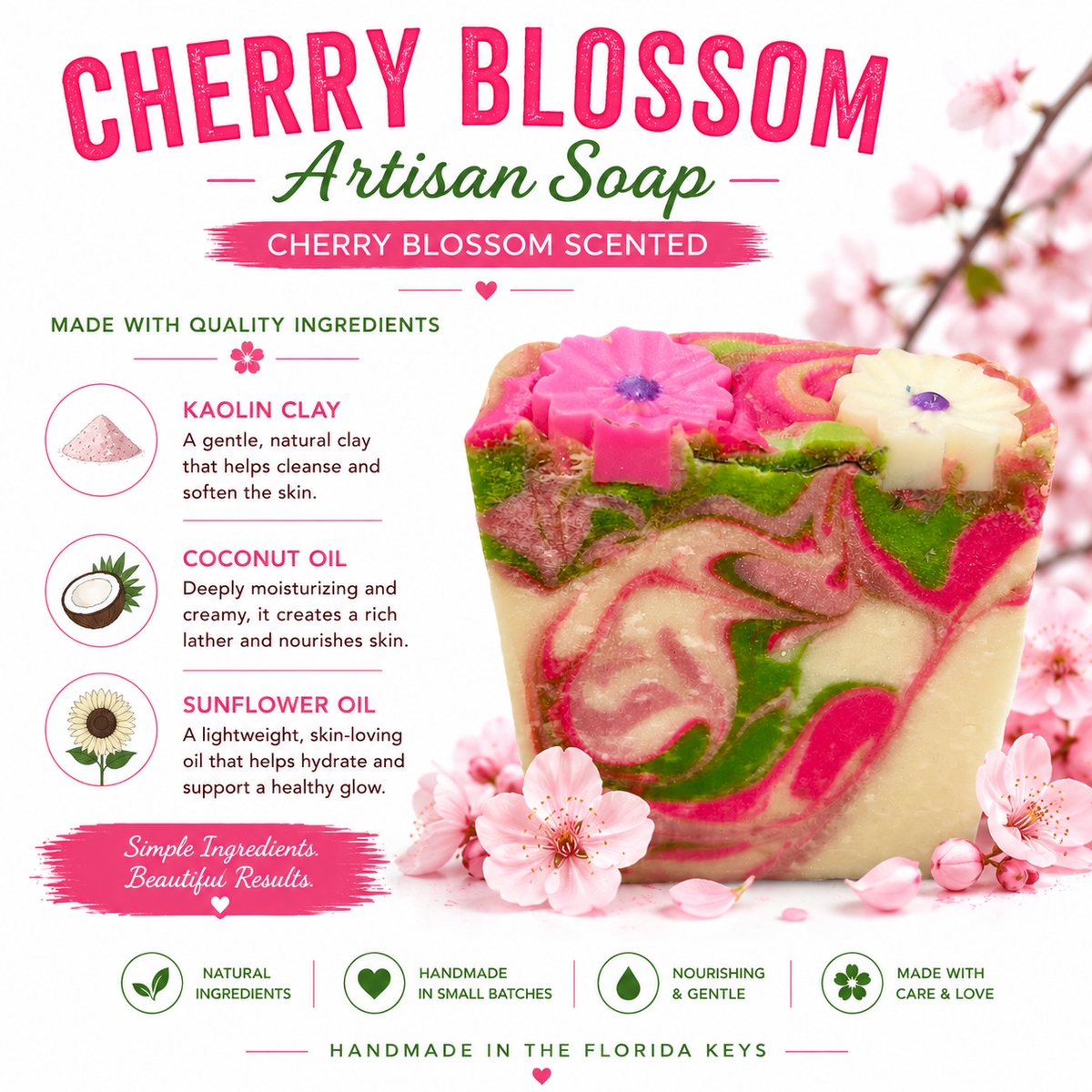 Cherry Blossom Artisan Soap