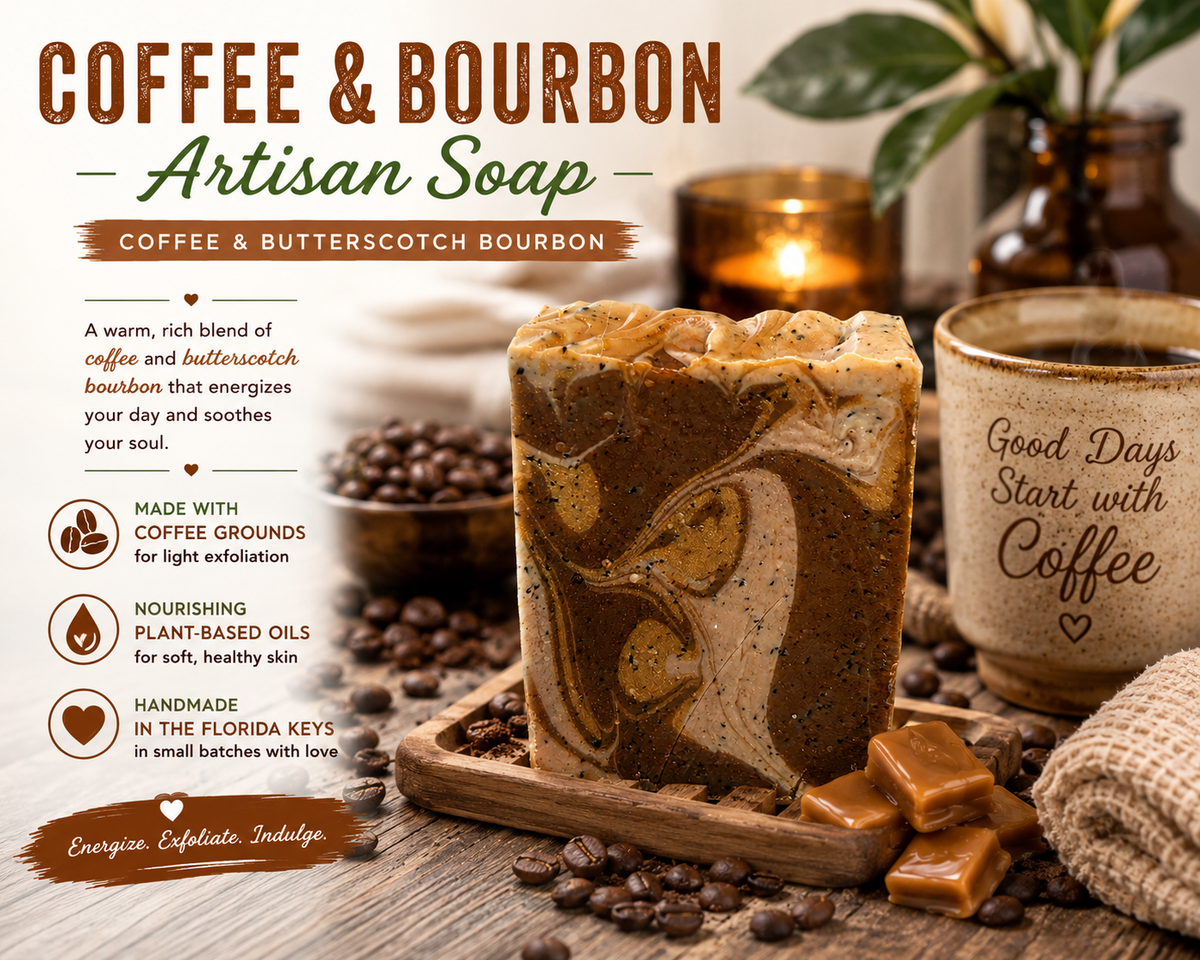 Coffee and Bourbon Artisan Soap