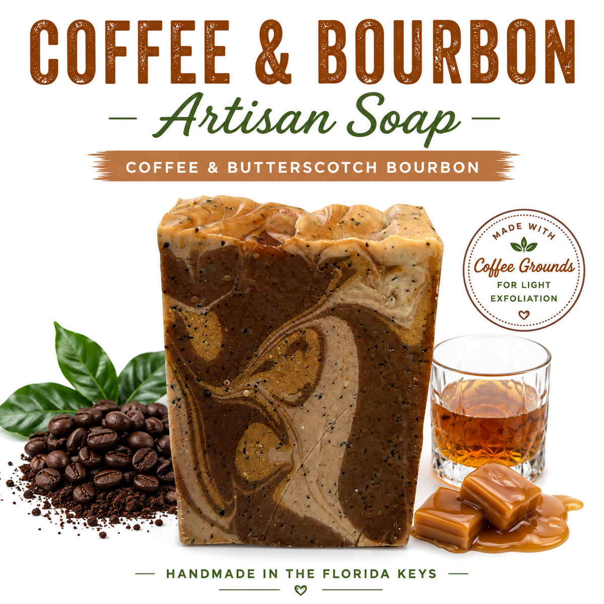 Coffee and Bourbon Artisan Soap