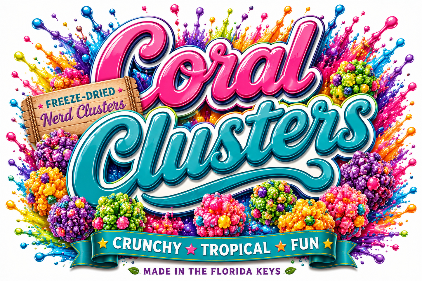 Coral Clusters - Freeze Dried Nerds