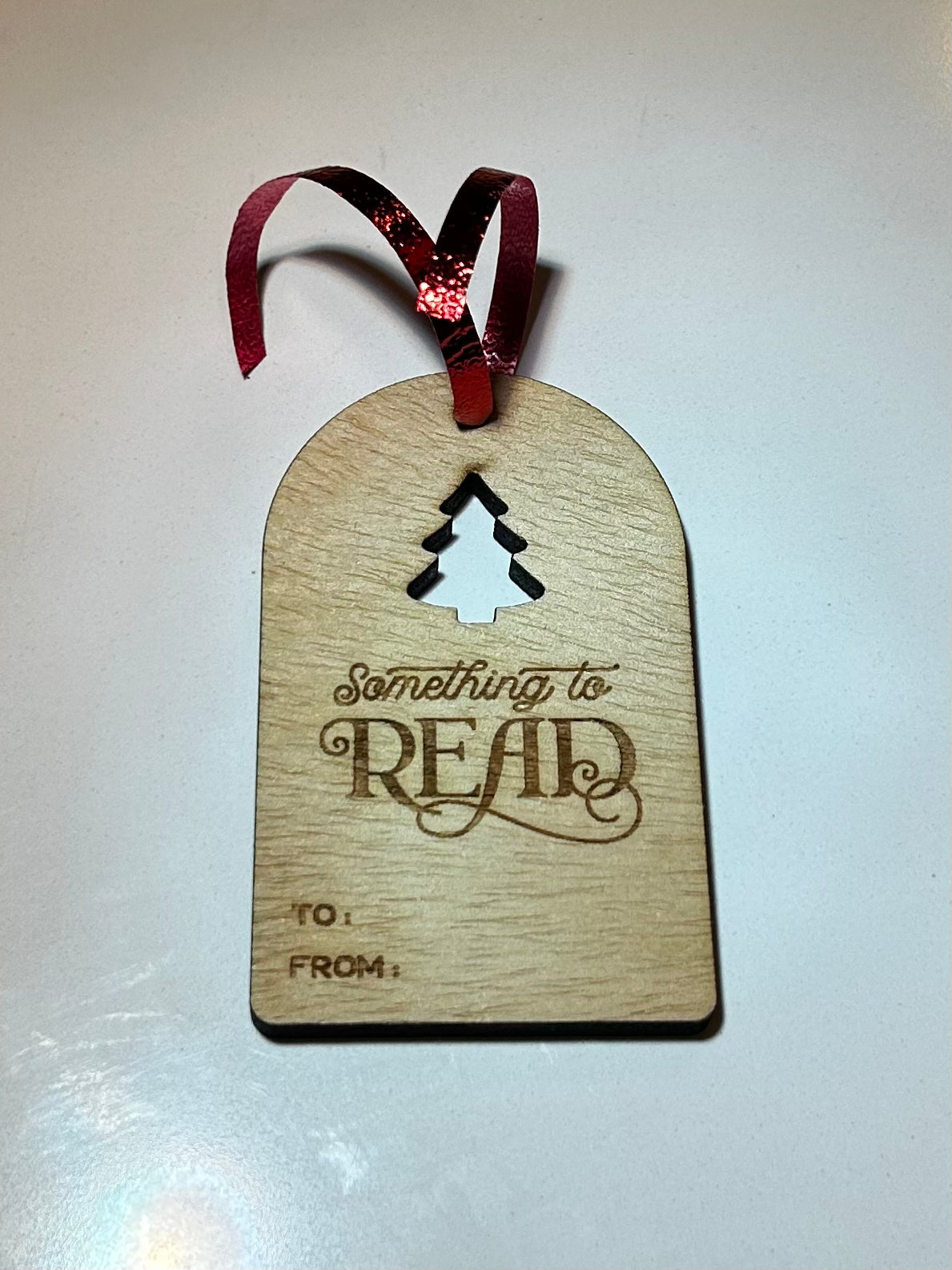 Engraved Wooden Gift Tags Set of 8