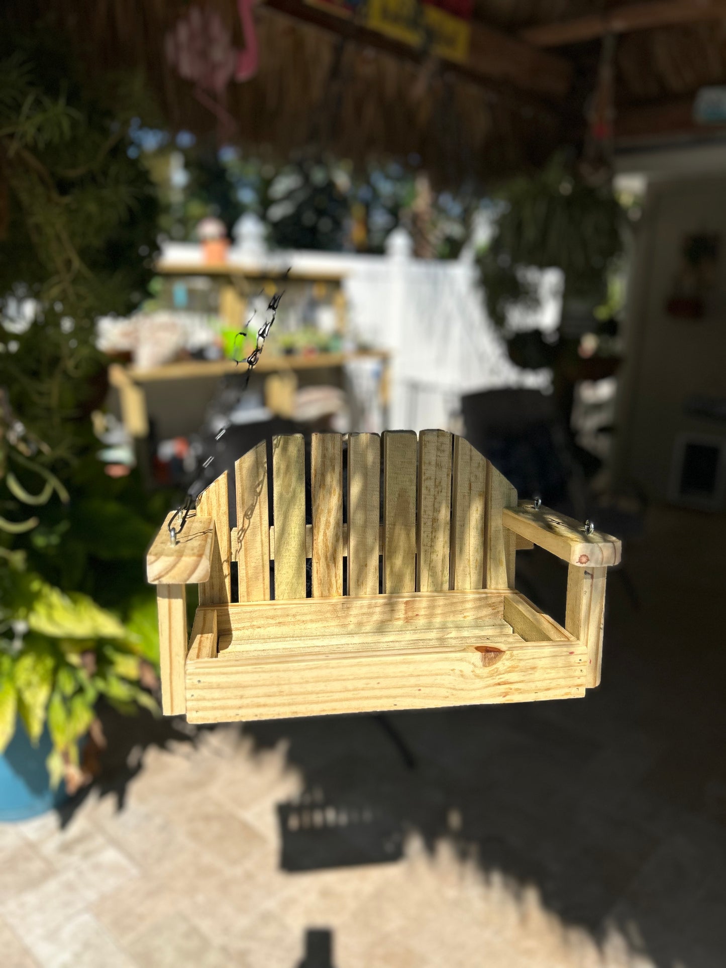 Porch Swing Planter/Squirrel Feeder