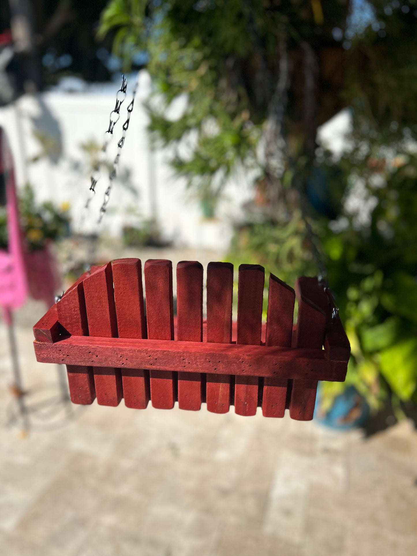 Porch Swing Planter/Squirrel Feeder
