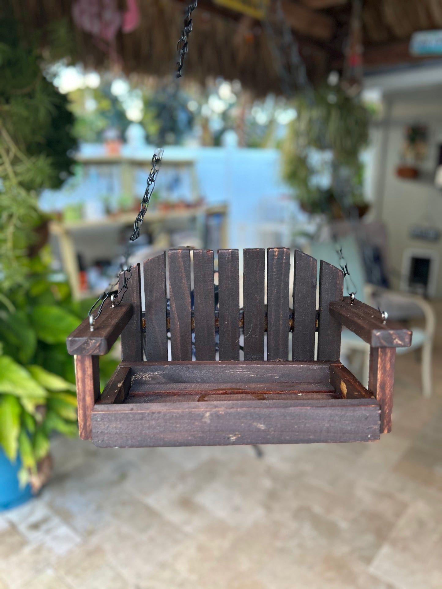 Porch Swing Planter/Squirrel Feeder
