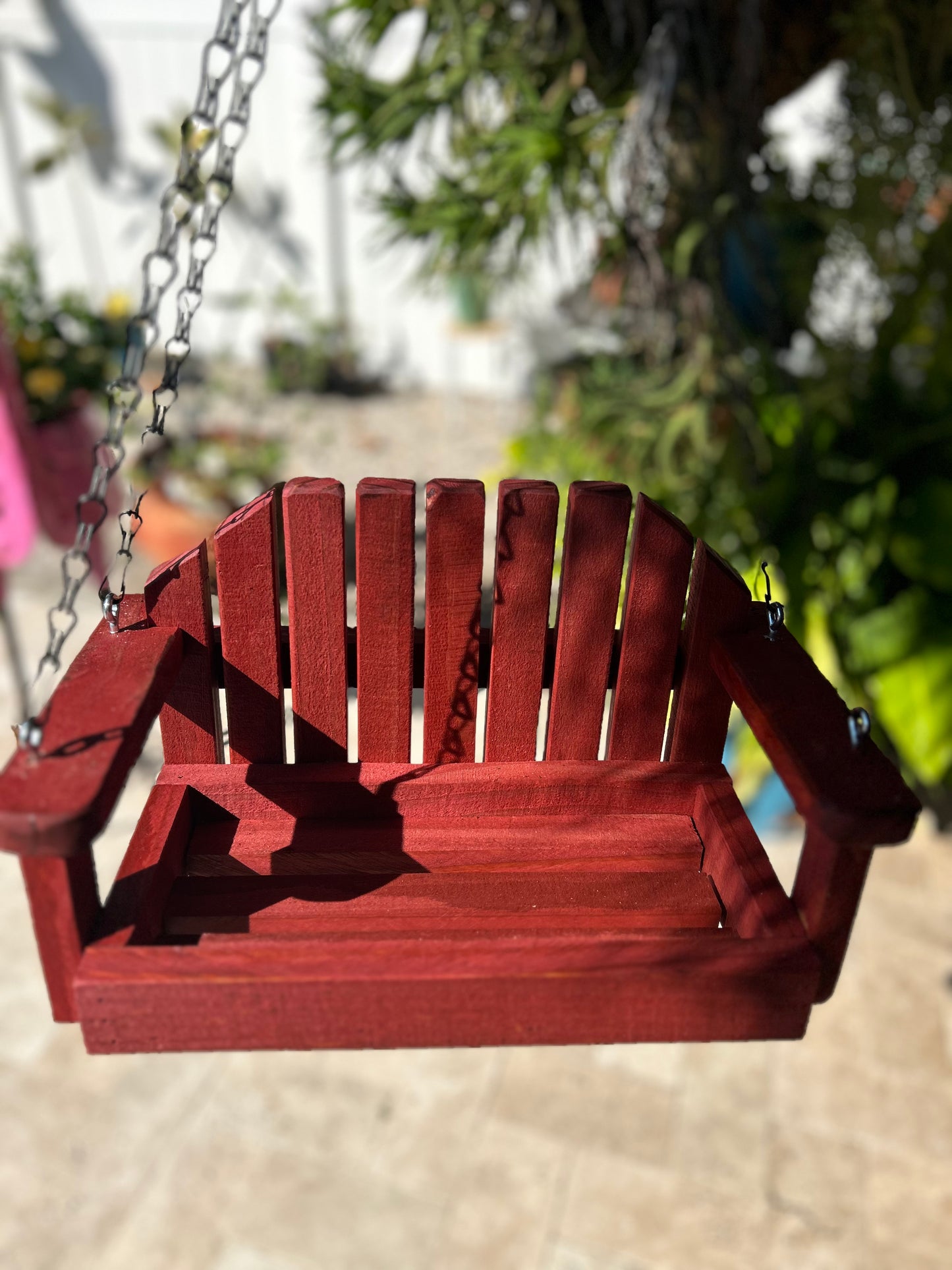 Porch Swing Planter/Squirrel Feeder