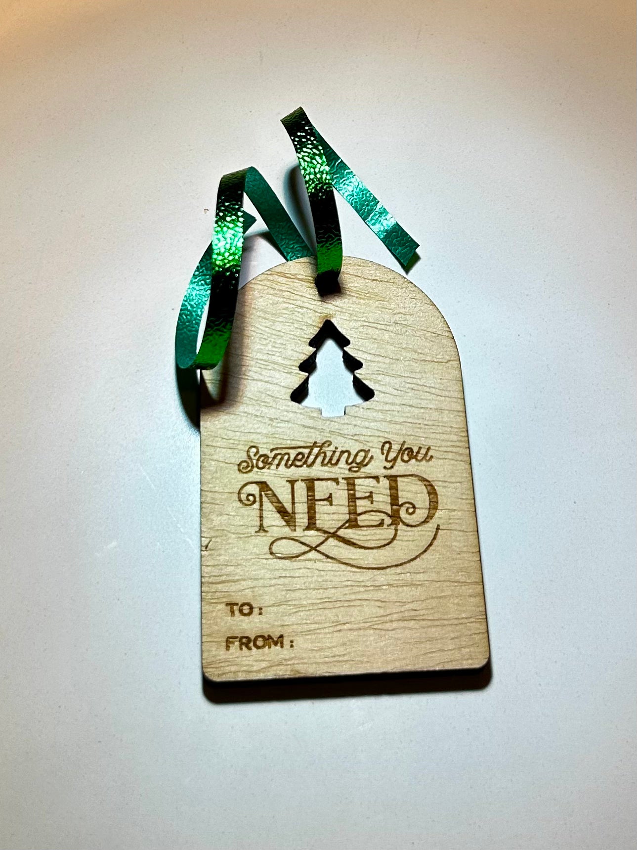 Engraved Wooden Gift Tags Set of 8