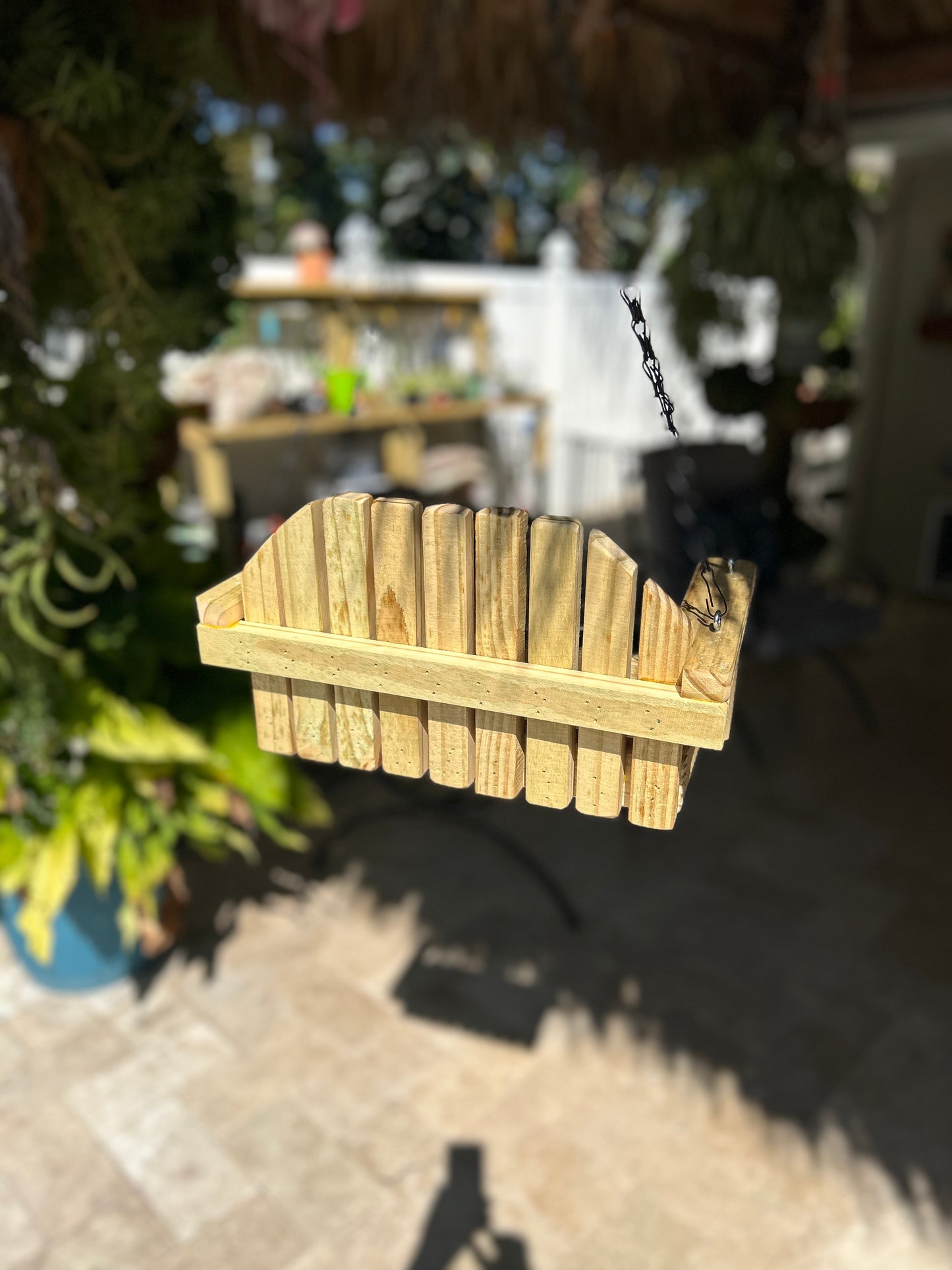 Porch Swing Planter/Squirrel Feeder