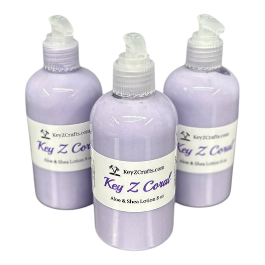 Key Z Coral Aloe & Shea Lotion 8oz