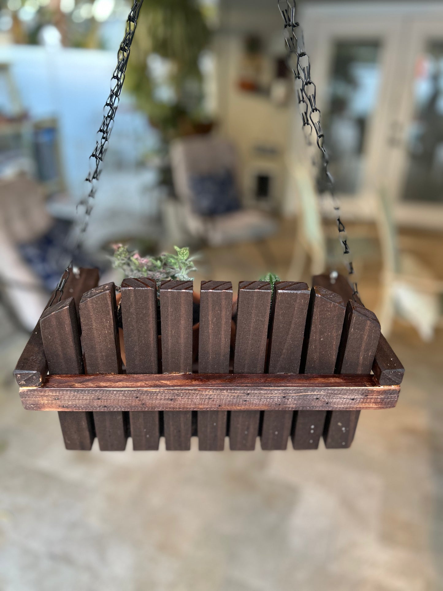 Porch Swing Planter/Squirrel Feeder