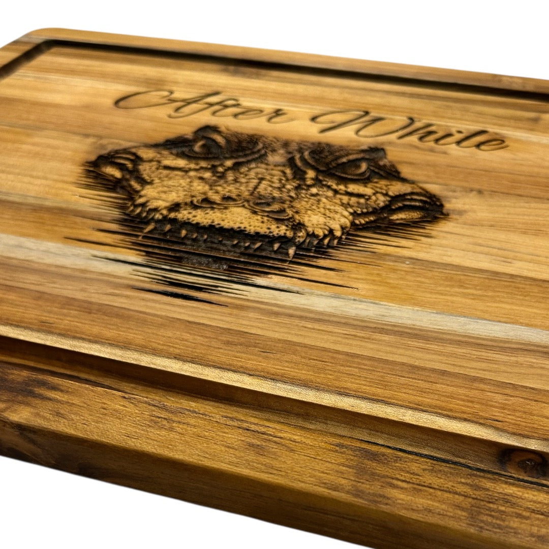 After While Cricofile Serving Board