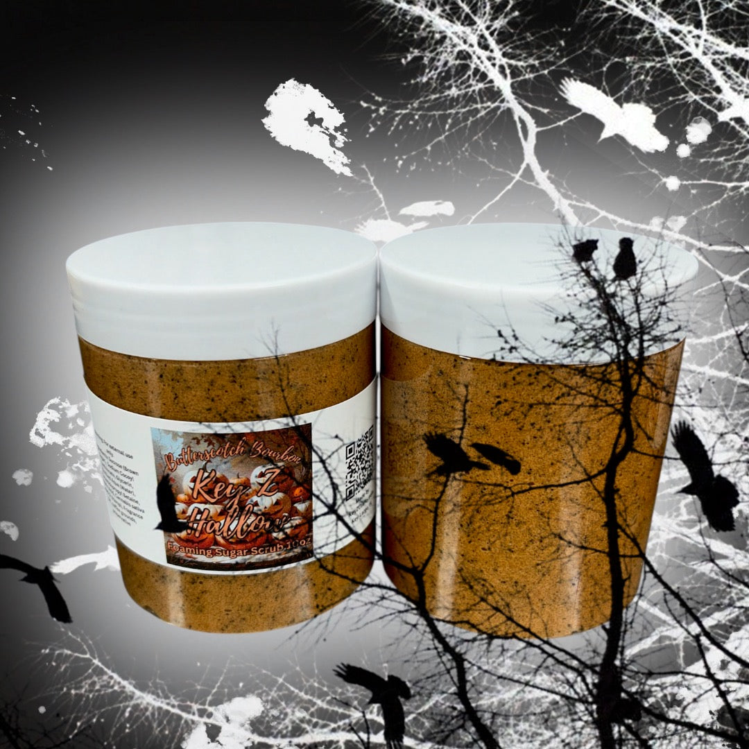 Key Z Hallow Foaming Sugar Scrub 8 oz