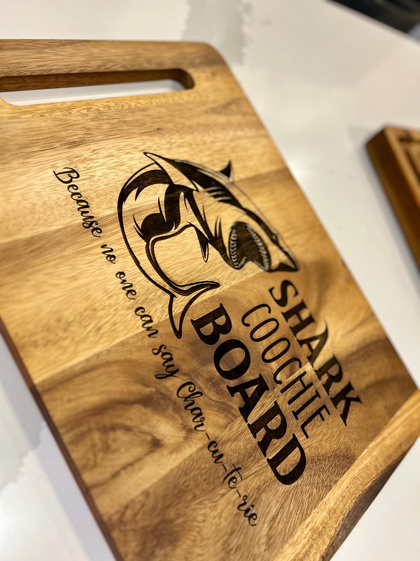 Large Shark Coochie Charcuterie Board