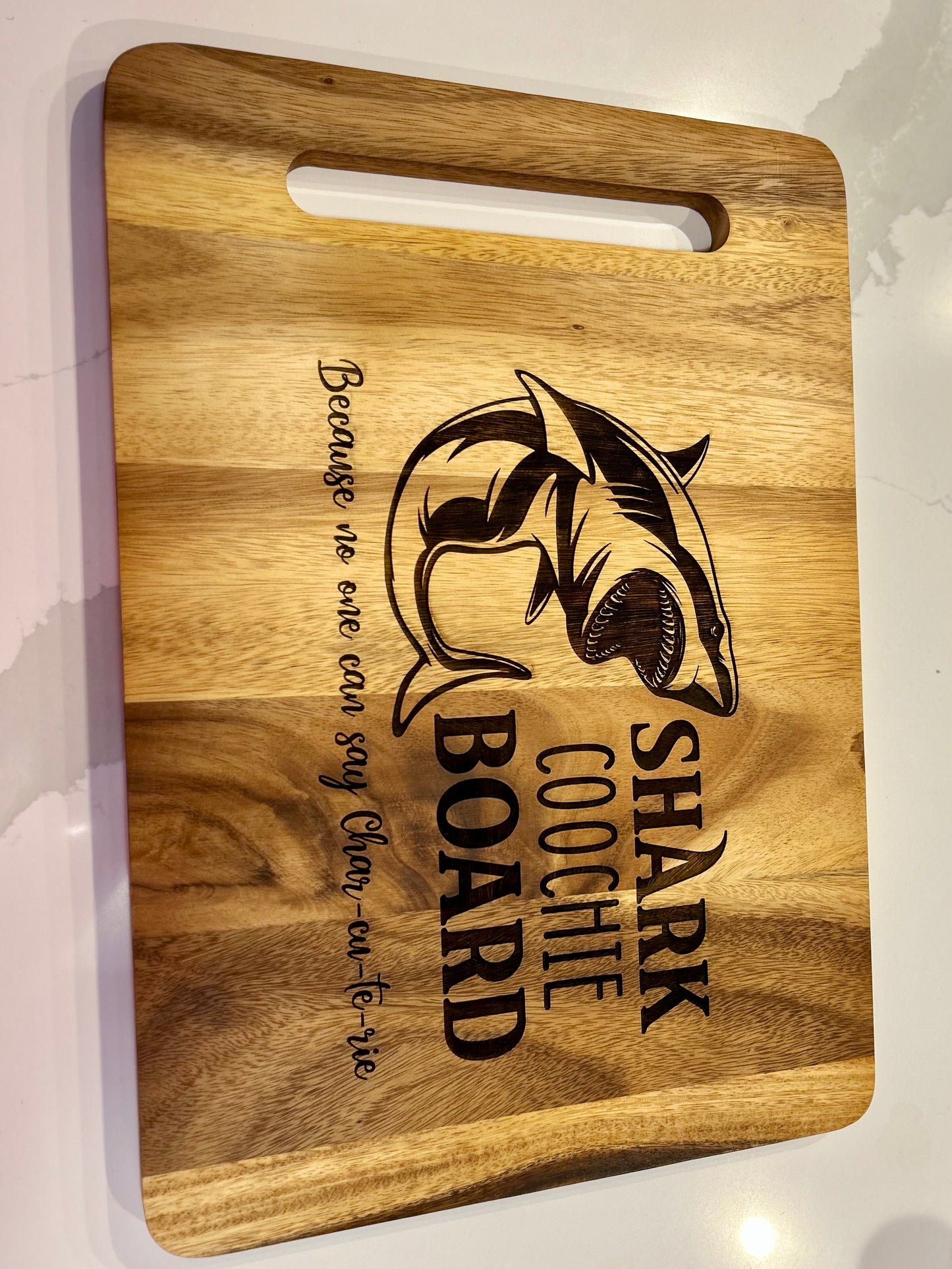 Large Shark Coochie Charcuterie Board