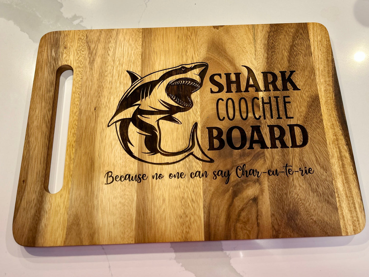 Large Shark Coochie Charcuterie Board