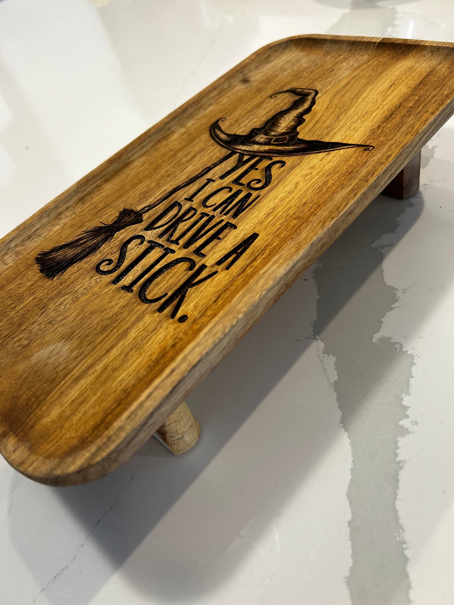 Engraved Wooden Trinket Trays