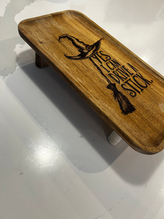 Engraved Wooden Trinket Trays