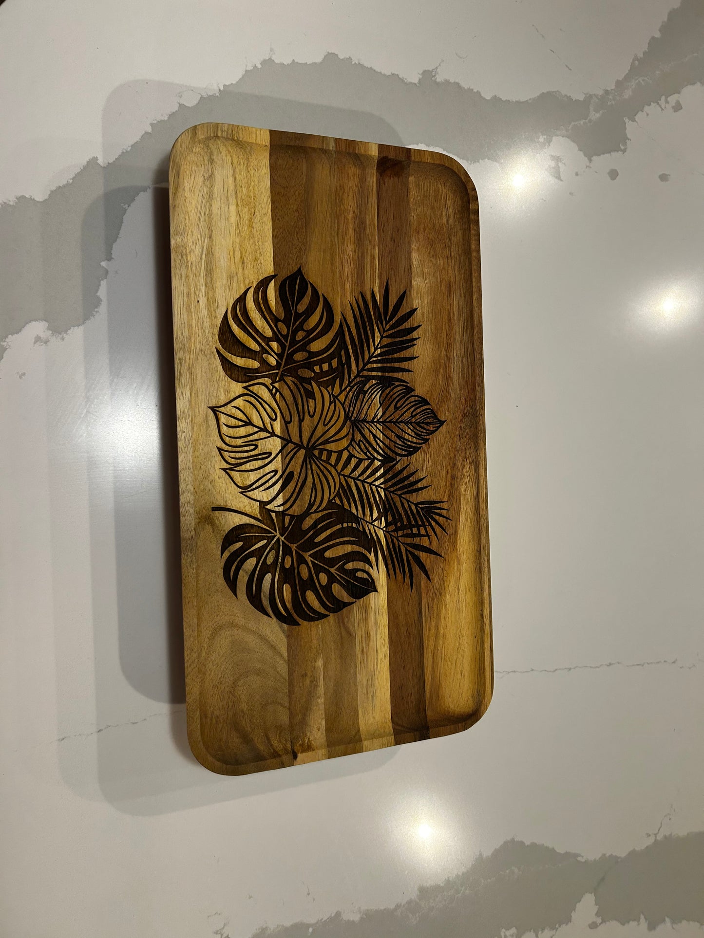 Engraved Wooden Trinket Trays