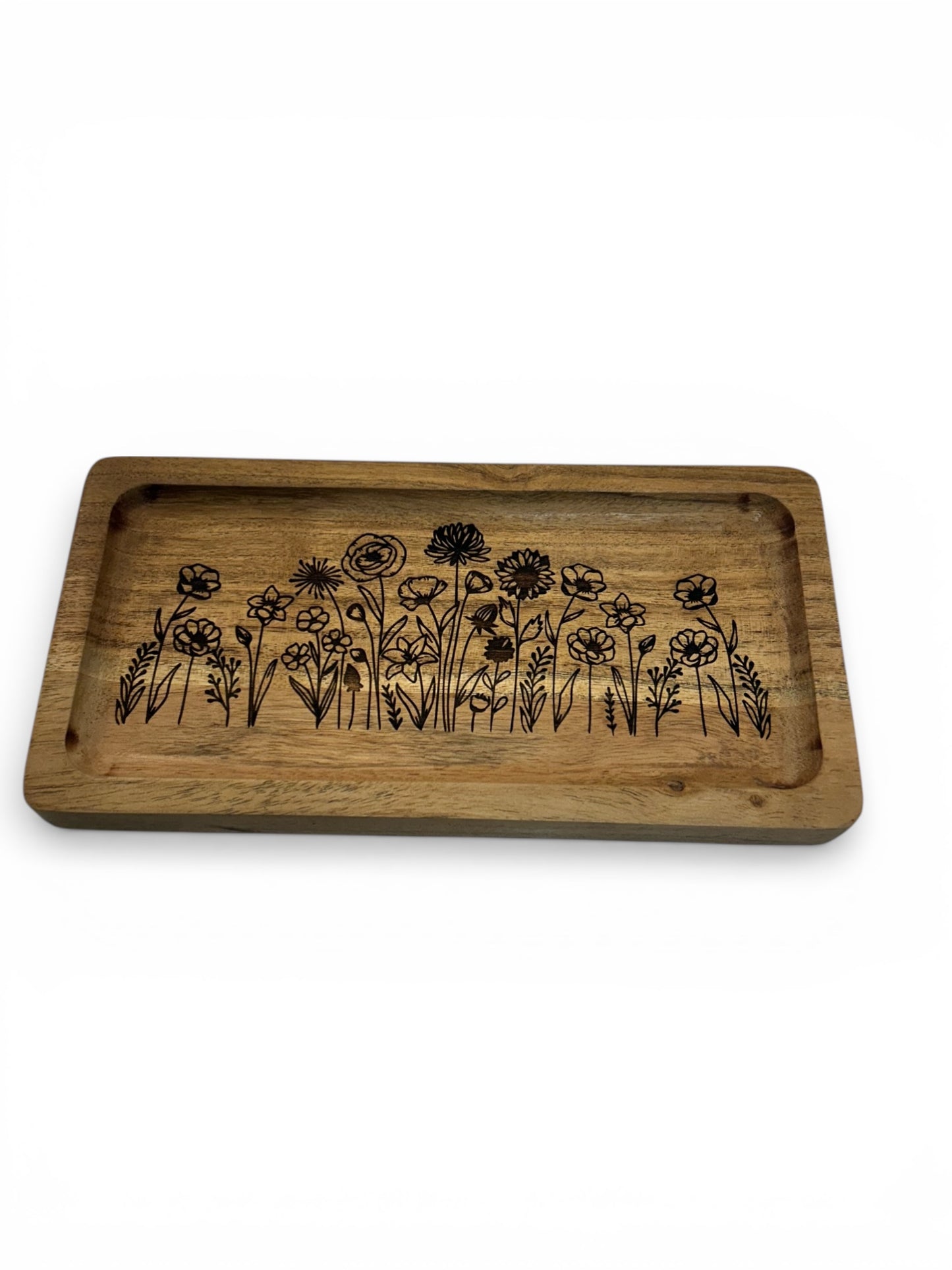 Engraved Wooden Trinket Trays
