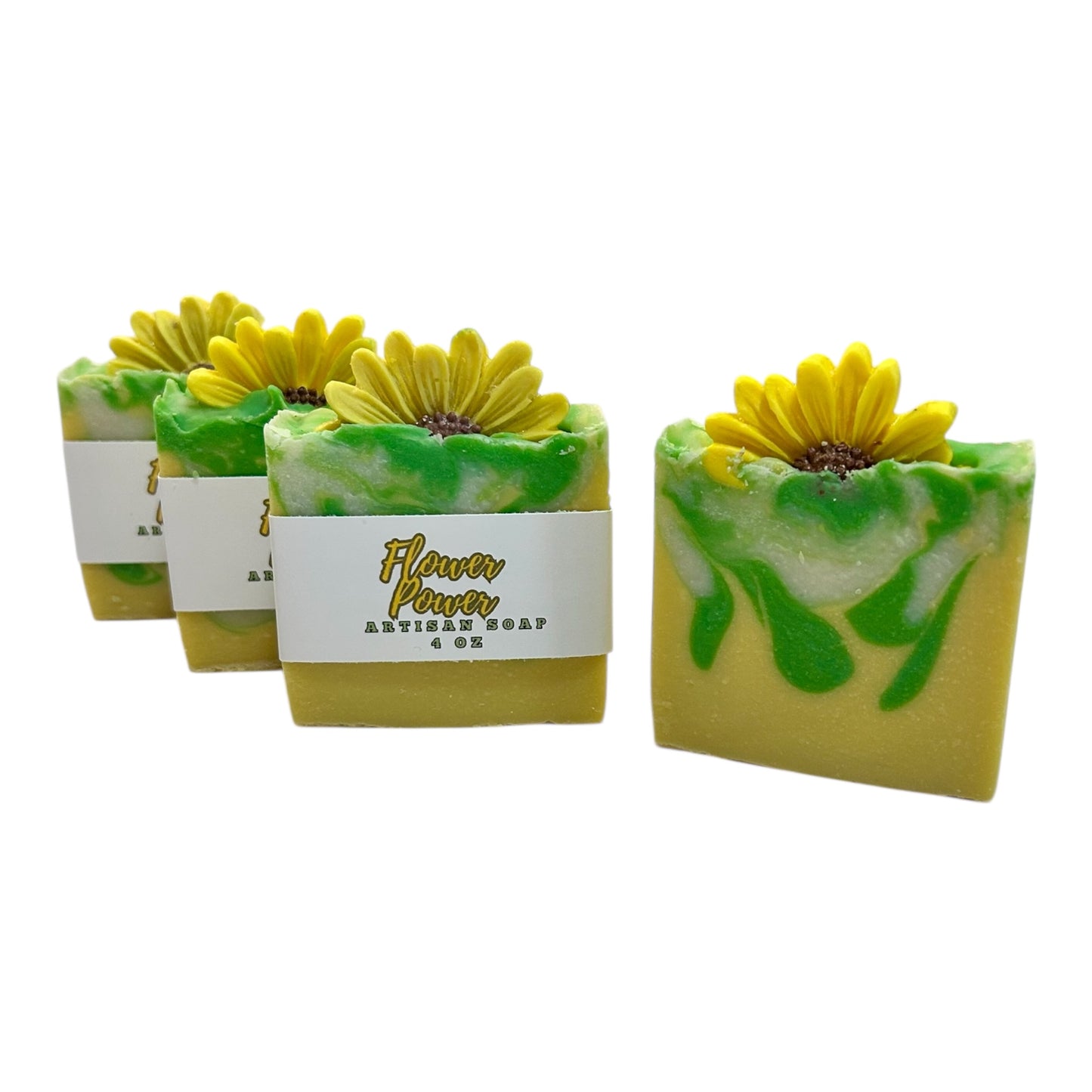 Flower Power Calendula Infused Artisan Soap