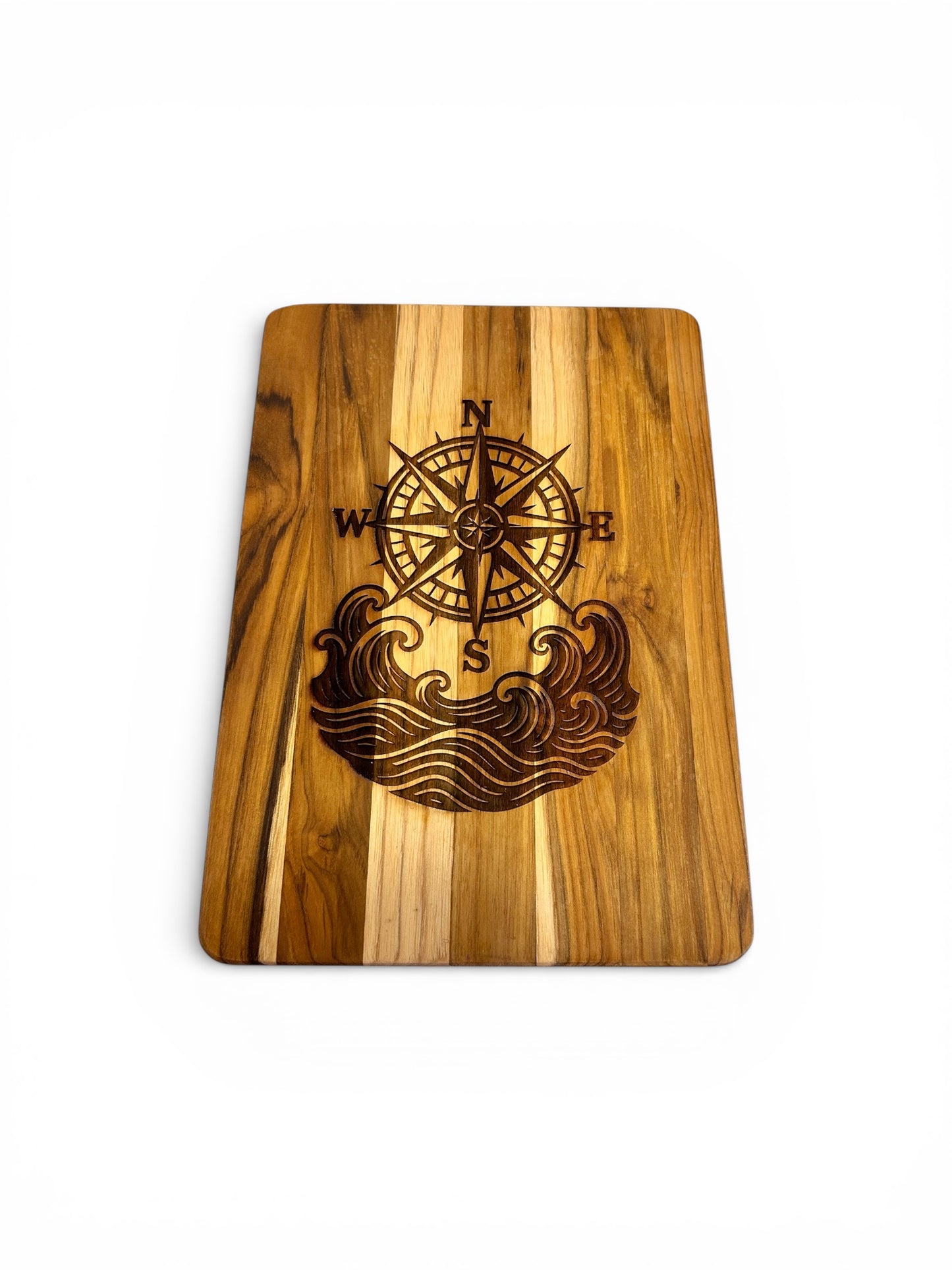 Nautical Teak Wood Engraved Serving Boards