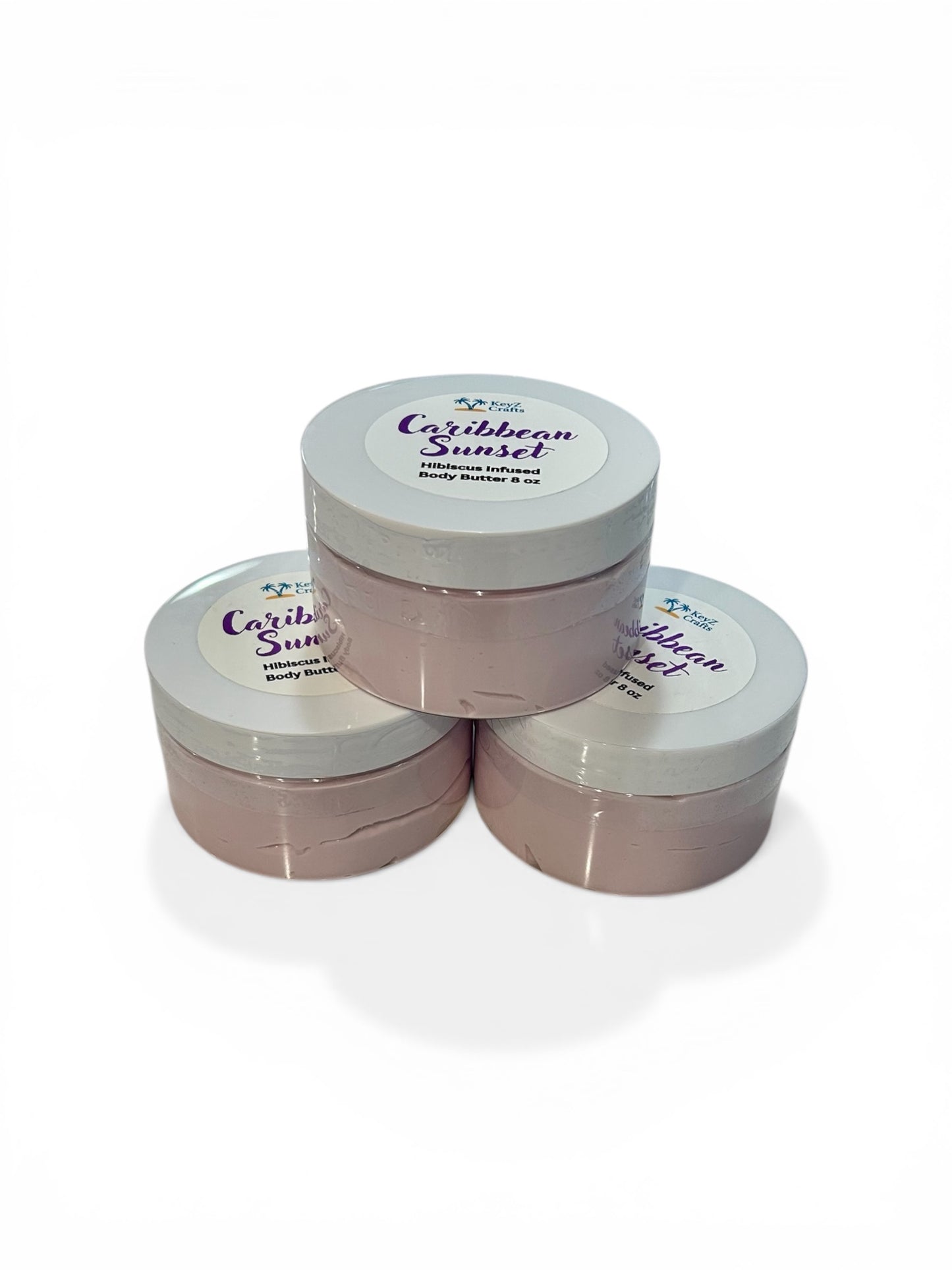 Caribbean Sunset Hibiscus Infused Body Butter 8oz