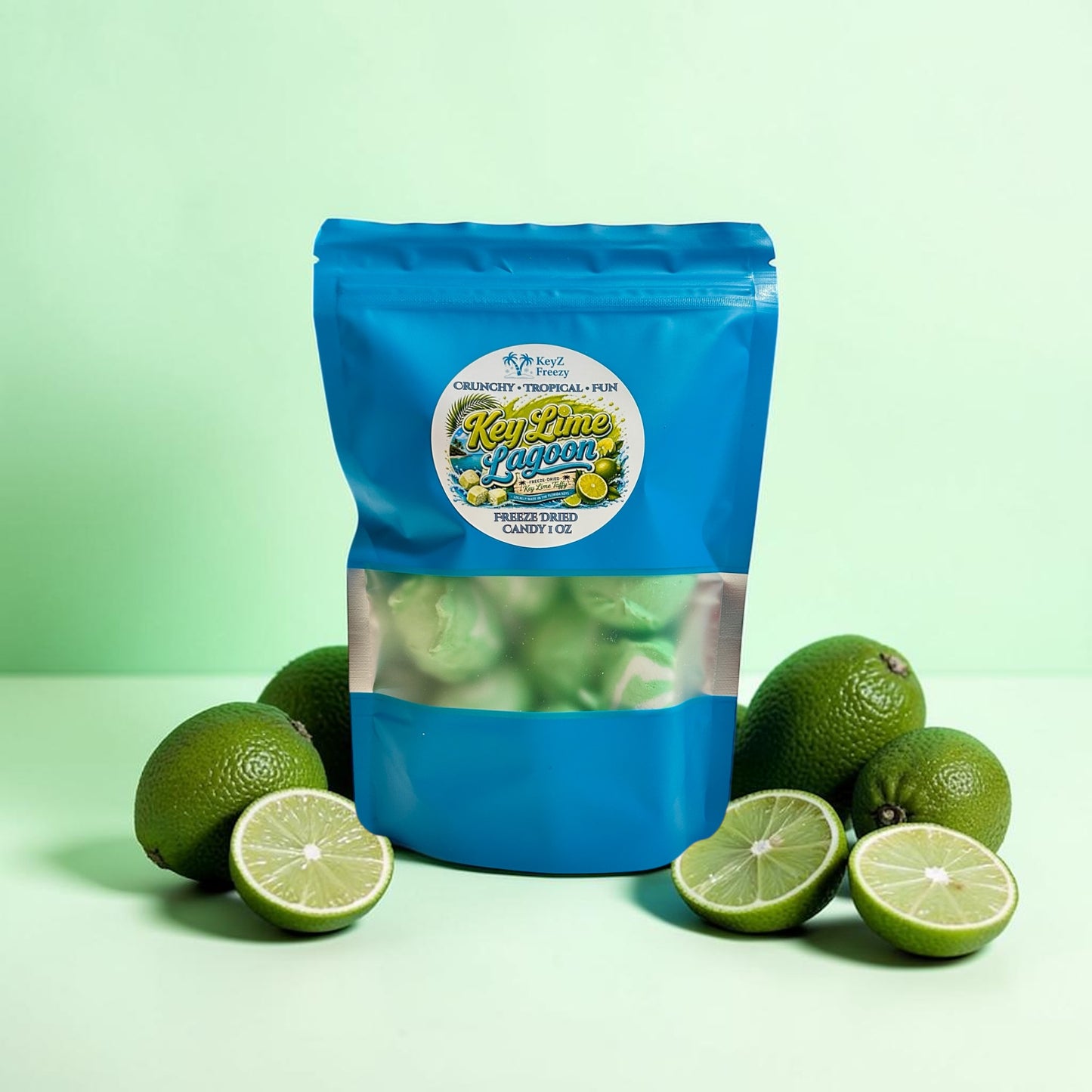 Key Lime Lagoon - Freeze Dried Key Lime Taffy