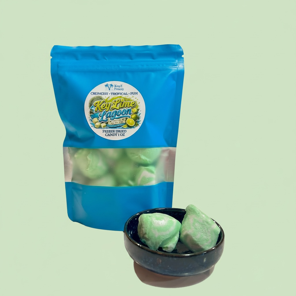 Key Lime Lagoon - Freeze Dried Key Lime Taffy