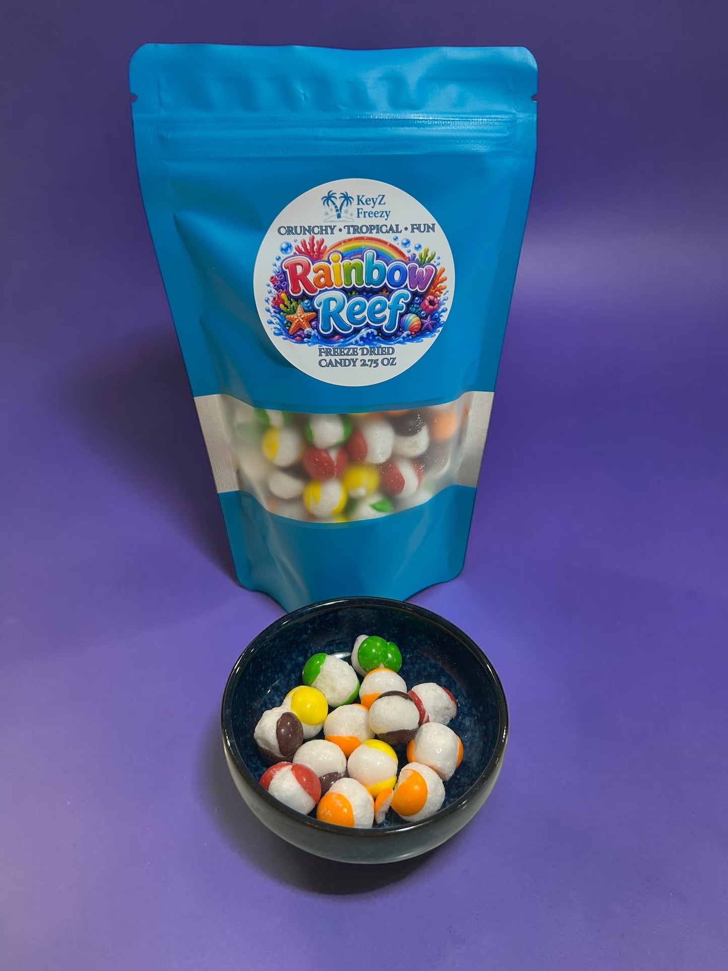Rainbow Reef - Freeze Dried Skittles