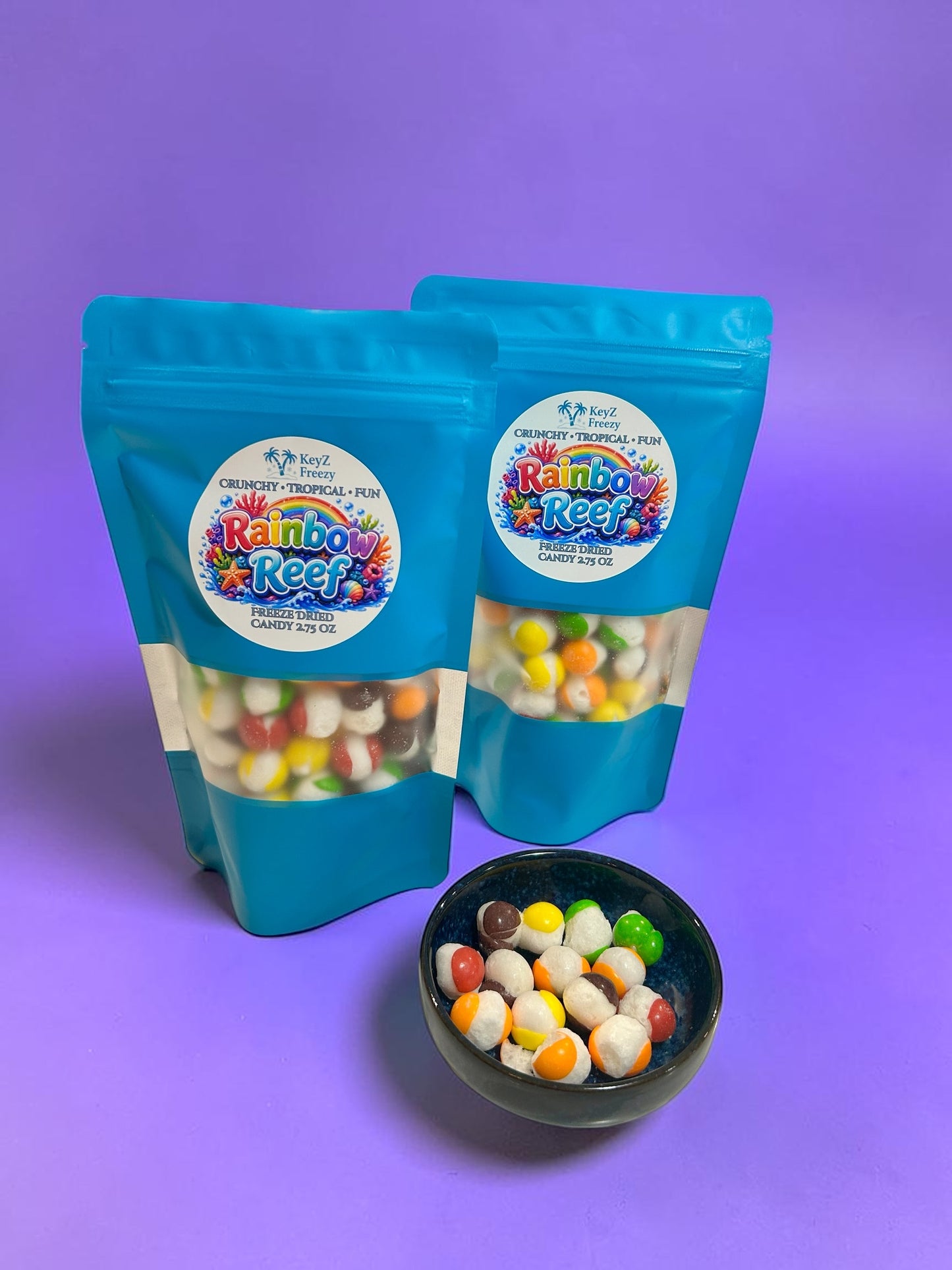 Rainbow Reef - Freeze Dried Skittles