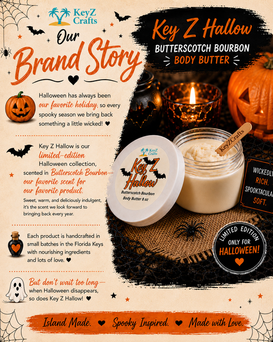 Key Z Hallow – Butterscotch Bourbon Body Butter 🎃🥃