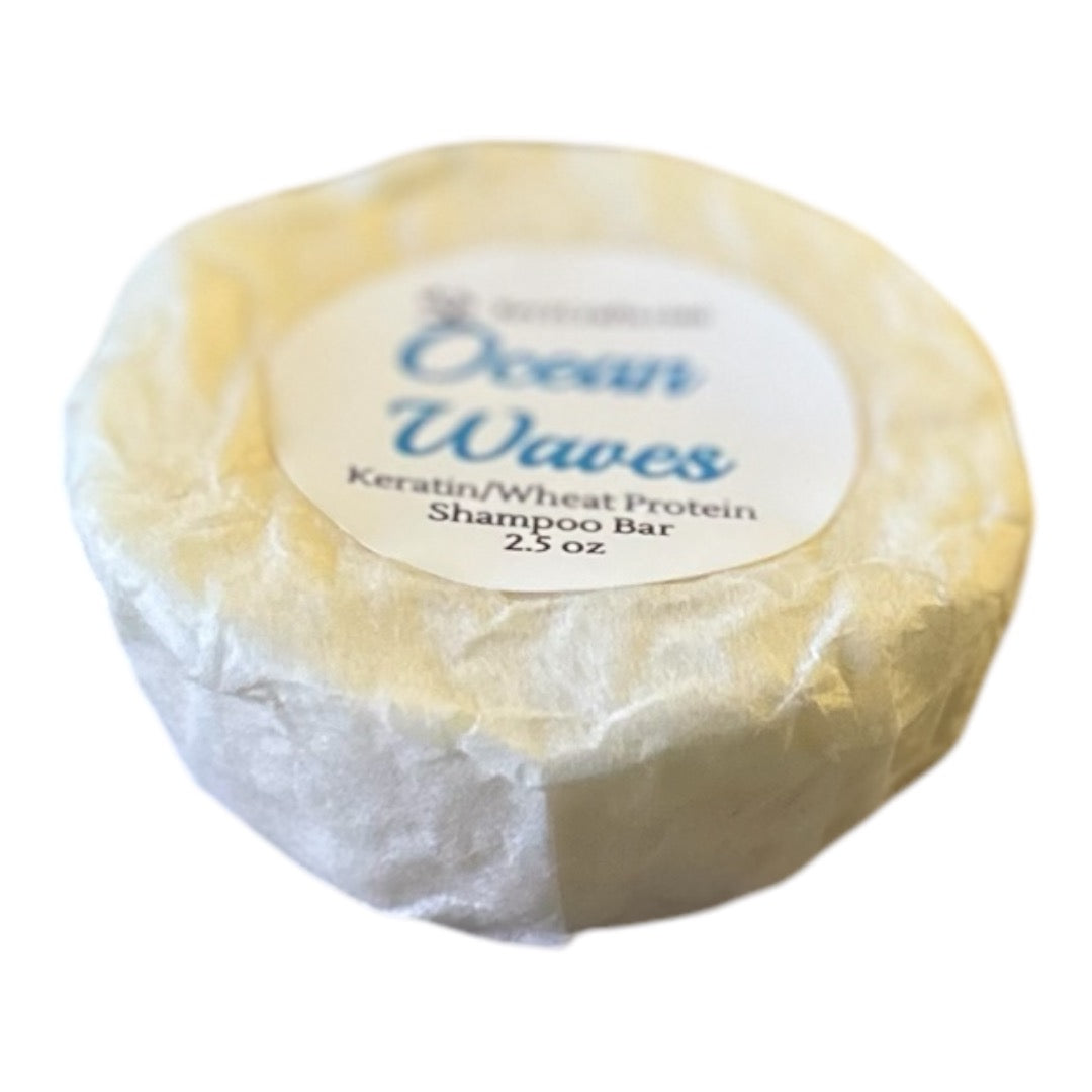 Ocean Waves - Shampoo Bar with Keratin & Wheat Protein 3.5oz