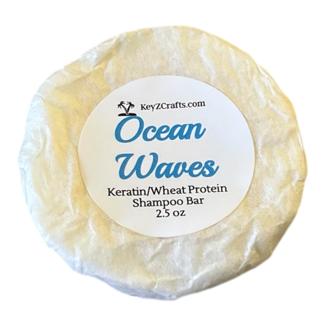 Ocean Waves - Shampoo Bar with Keratin & Wheat Protein 3.5oz