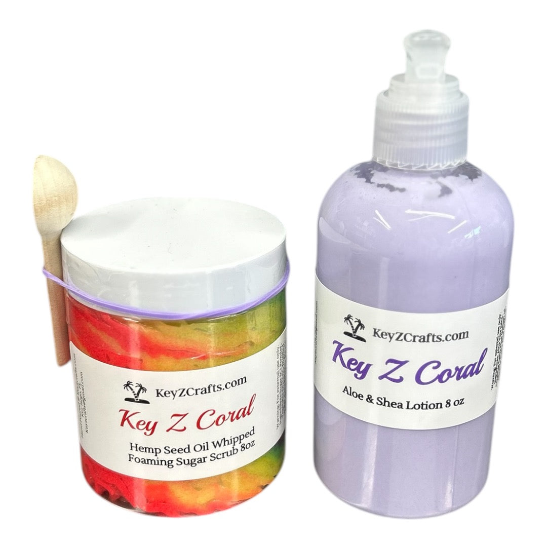 Key Z Coral Aloe & Shea Lotion 8oz