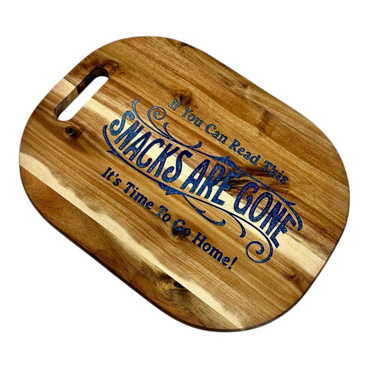 Snacks Are Gone Charcuterie Board