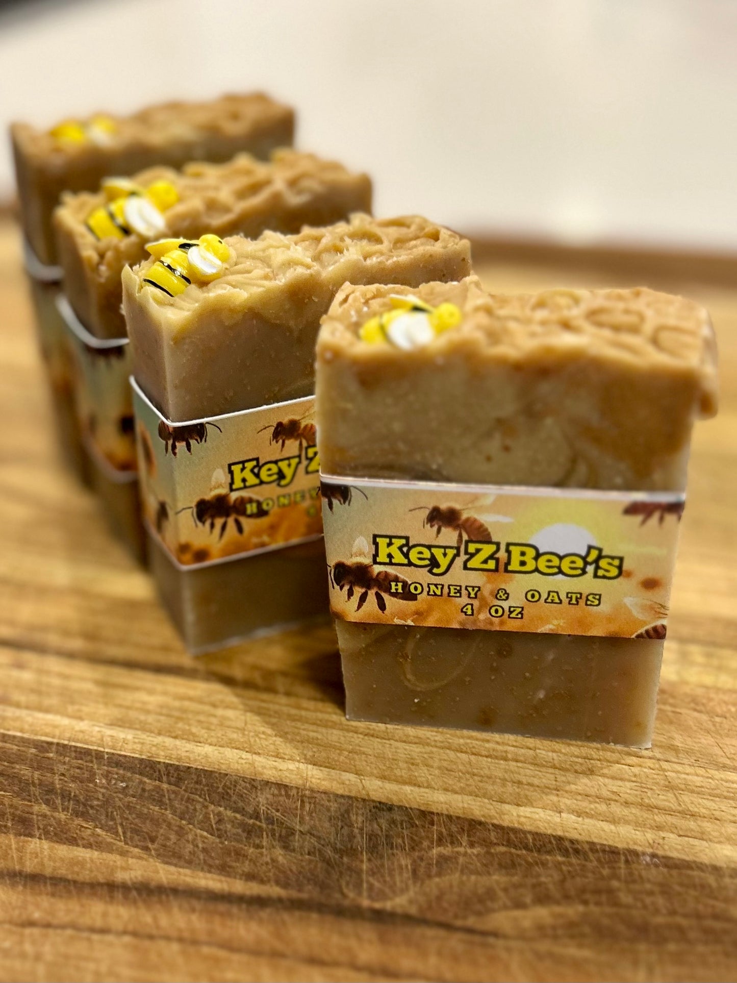 Key Z Bees Honey & Oats Artisan Soap